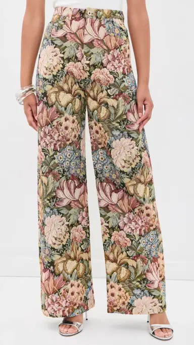 MARQUES ALMEIDA Brocade Boyfriend Trousers | Thumbnail 2