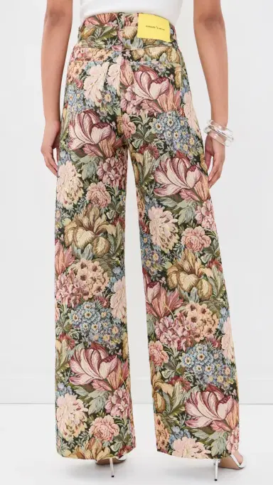 MARQUES ALMEIDA Brocade Boyfriend Trousers | Thumbnail 3