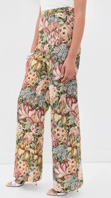 MARQUES ALMEIDA Brocade Boyfriend Trousers | Thumbnail 4