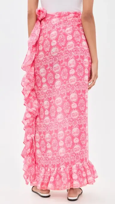 Coniglio Palm Beach Ruffle Power Coverup Pareo | Thumbnail 3 Coniglio Palm Beach Ruffle Power Coverup Pareo | Thumbnail 3
