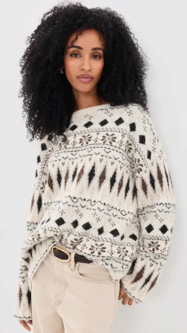 VRG GRL Hayes Fair Isle Knit Sweater | Thumbnail 2