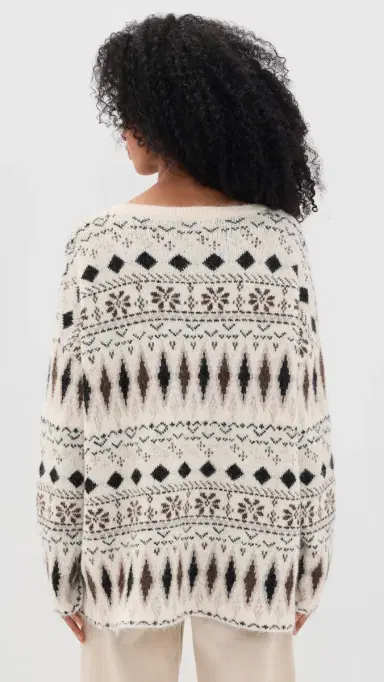 VRG GRL Hayes Fair Isle Knit Sweater | Thumbnail 3