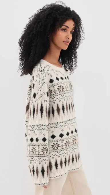 VRG GRL Hayes Fair Isle Knit Sweater | Thumbnail 4