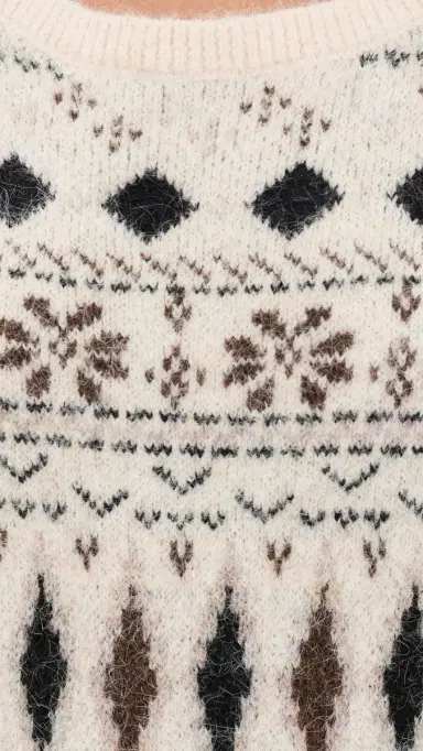 VRG GRL Hayes Fair Isle Knit Sweater | Thumbnail 6