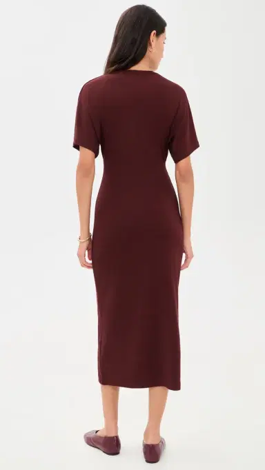 Vince Ruched Side Knit Dress | Thumbnail 3 Vince Ruched Side Knit Dress | Thumbnail 3