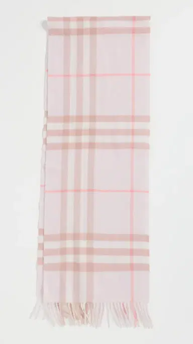 Burberry Cashmere Check Scarf | Thumbnail 2