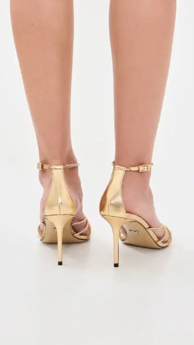 Mach & Mach Daisy Shiny Nappa Cage Stiletto Sandals | Thumbnail 5 Mach & Mach Daisy Shiny Nappa Cage Stiletto Sandals | Thumbnail 5
