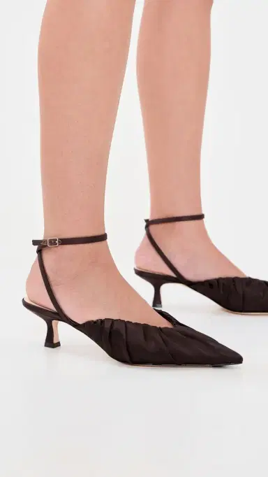 Loeffler Randall Rio Smocked Kitten Heels | Thumbnail 4
