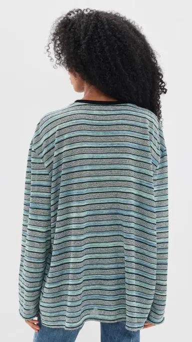 VRG GRL Willow Stripe Long Sleeve Tee | Thumbnail 3