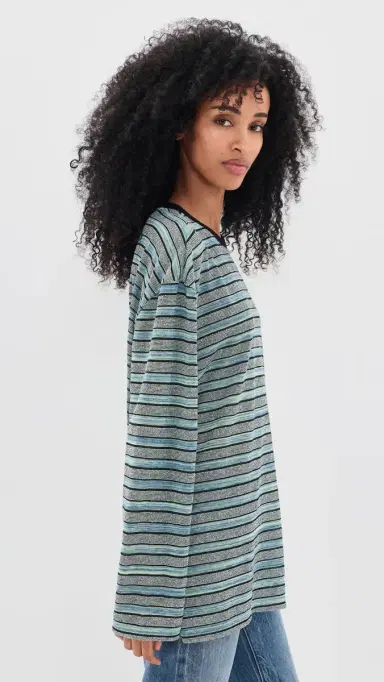 VRG GRL Willow Stripe Long Sleeve Tee | Thumbnail 4