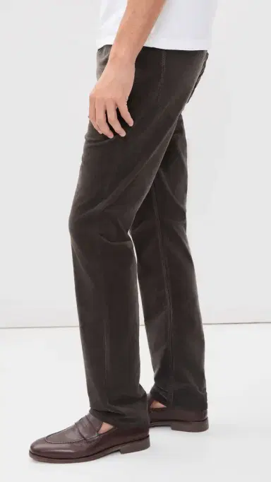 PAIGE Federal Midnight Brown Corduroy Pants | Thumbnail 4