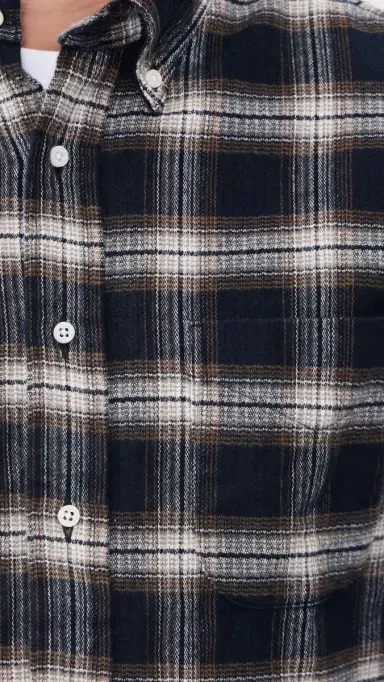 Gitman Vintage Heavy Pique Flannel Shirt | Thumbnail 6 Gitman Vintage Heavy Pique Flannel Shirt | Thumbnail 6