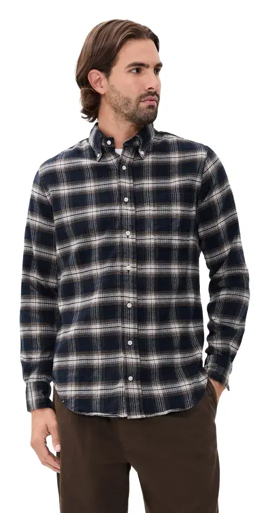 Gitman Vintage Heavy Pique Flannel Shirt