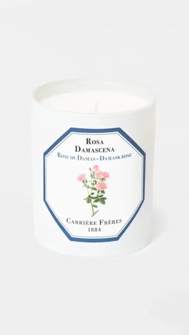 Carriere Freres Damask Rose Candle No Color | Thumbnail 5 Carriere Freres Damask Rose Candle No Color | Thumbnail 5