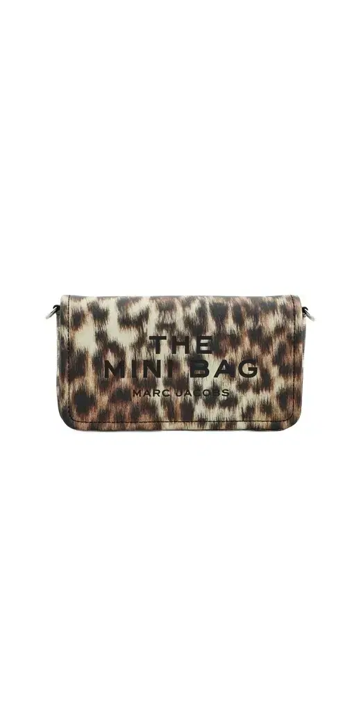Leather Mini Bag In Leopard