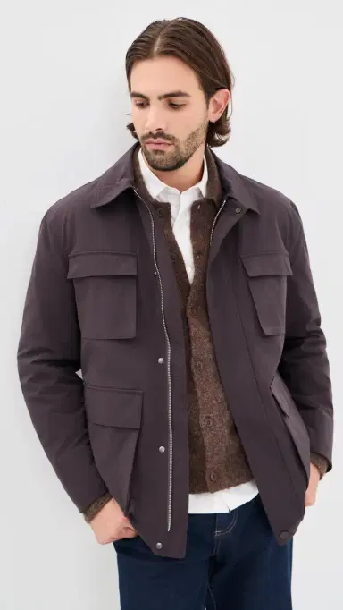 Wax London Fairfax Tech Canvas Field Jacket | Thumbnail 2