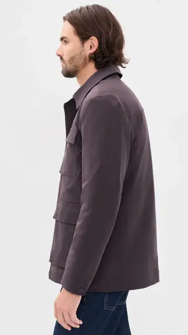 Wax London Fairfax Tech Canvas Field Jacket | Thumbnail 4