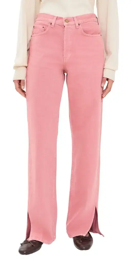 B SIDES Charlot Split Hem Jeans