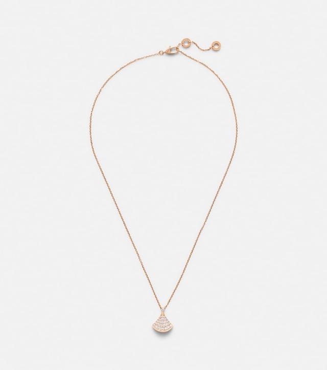 BVLGARI Diva's Dream 18kt rose gold necklace with diamonds