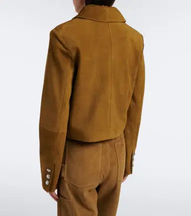 Altuzarra Astley cropped suede jacket | Thumbnail 5