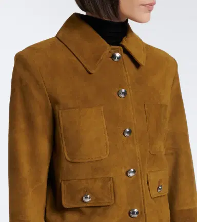 Altuzarra Astley cropped suede jacket | Thumbnail 7