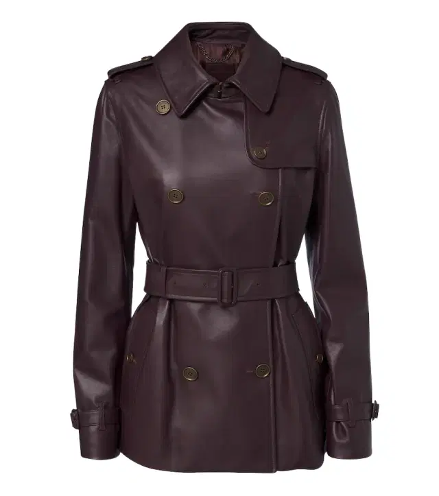 Burberry Leather trench coat