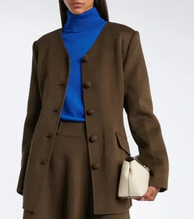 Lisa Yang Wool and cashmere blazer | Thumbnail 4