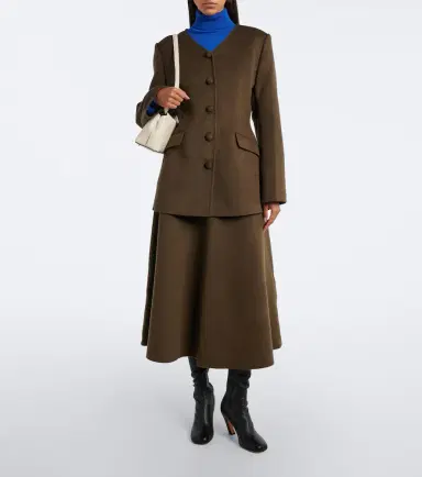 Lisa Yang Wool and cashmere blazer | Thumbnail 6