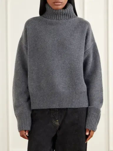 Extreme Cashmere Crop Xtra Cashmere Turtleneck | Thumbnail 3