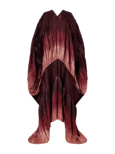 Dima Ayad Plissé Lurex Gown | Thumbnail 1