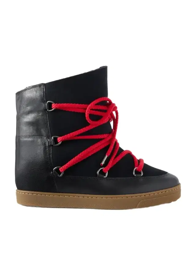 Isabel Marant Nowles Shearling-trimmed Leather Ankle Boots