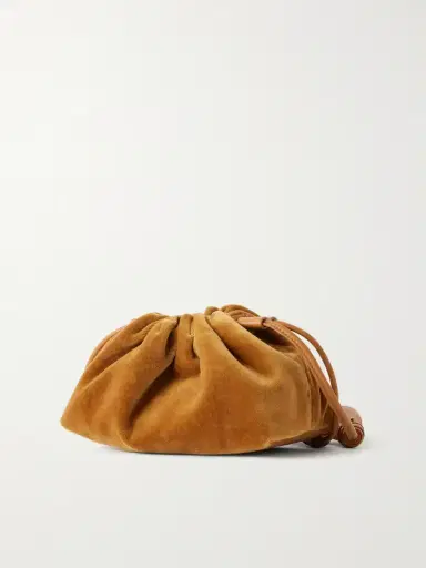Zimmermann Cloud 91 Small Leather-trimmed Velvet Clutch | Thumbnail 4