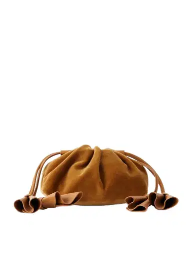 Zimmermann Cloud 91 Small Leather-trimmed Velvet Clutch | Thumbnail 1