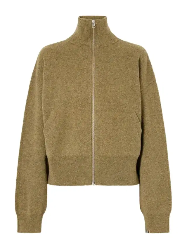 Xtra Cute Cashmere Zipped-up Cardigan