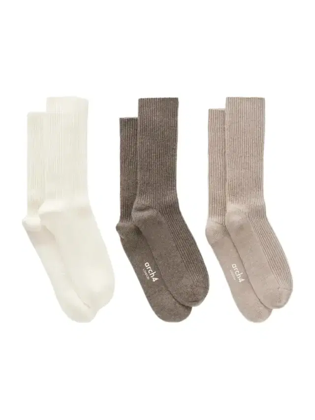 Lucia Set Of Three Ribbed Cashmere Socks