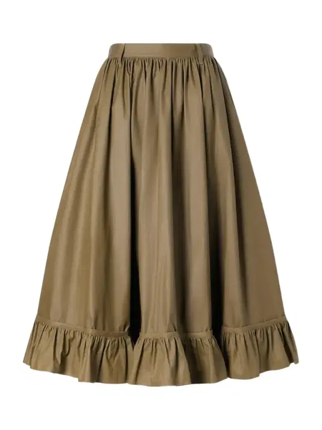 MM6 MAISON MARGIELA Waxed Cotton-blend Midi Skirt