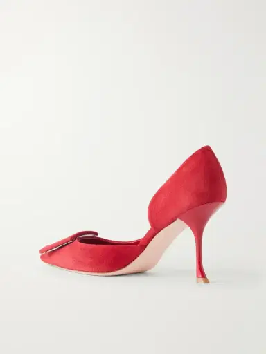 Roger Vivier Viv In The City 85 Suede Pumps | Thumbnail 3