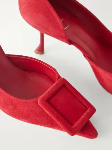 Roger Vivier Viv In The City 85 Suede Pumps | Thumbnail 5