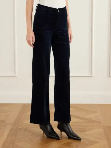 Frame Cotton-blend Corduroy High-rise Wide-leg Pants | Thumbnail 3 Frame Cotton-blend Corduroy High-rise Wide-leg Pants | Thumbnail 3