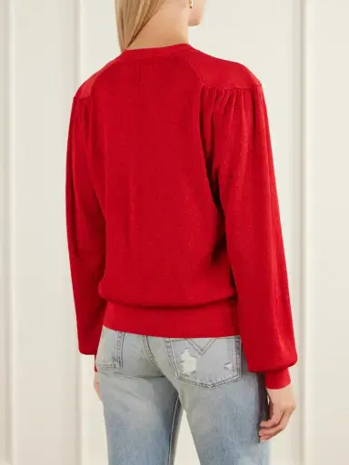Isabel Marant Enza Gathered Sweater | Thumbnail 4