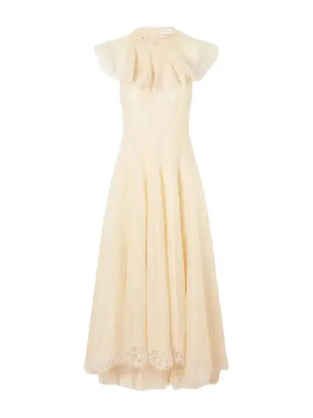 Ascent Lace-trimmed Linen And Silk-blend Gown