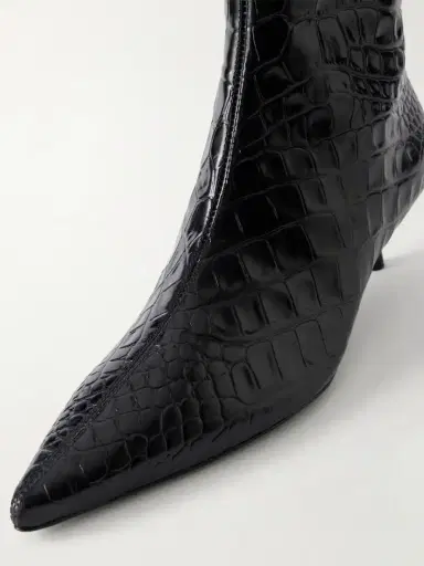 Simkhai Janine Croc-effect Leather Knee Boots | Thumbnail 5