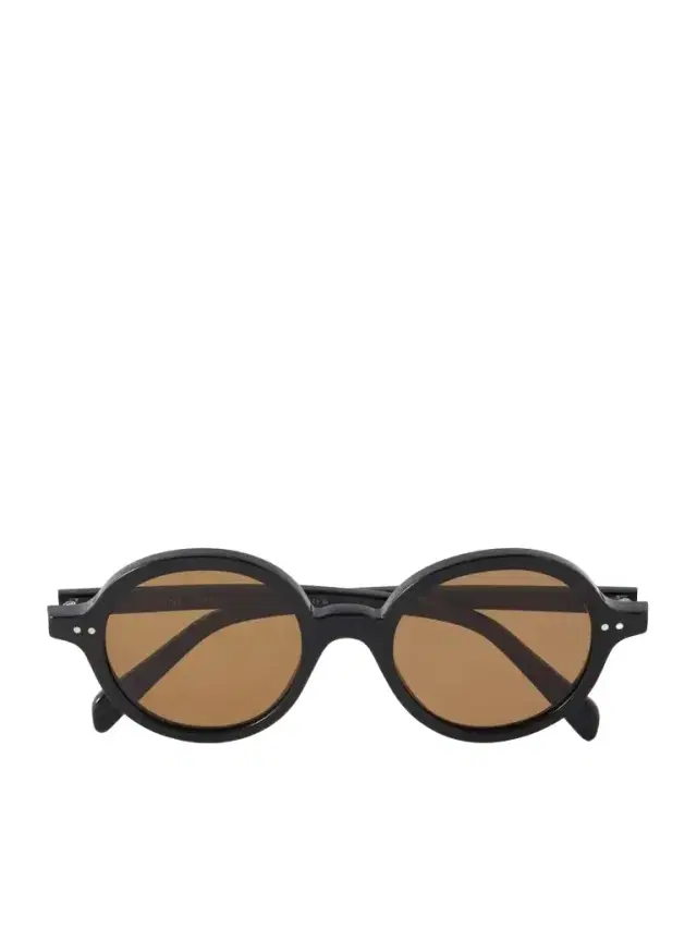 CELINE Eyewear Circle Round-frame Acetate Sunglasses