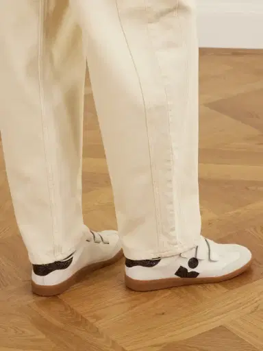 Isabel Marant Beth Leather-trimmed Suede Sneakers | Thumbnail 2