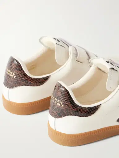 Isabel Marant Beth Leather-trimmed Suede Sneakers | Thumbnail 5
