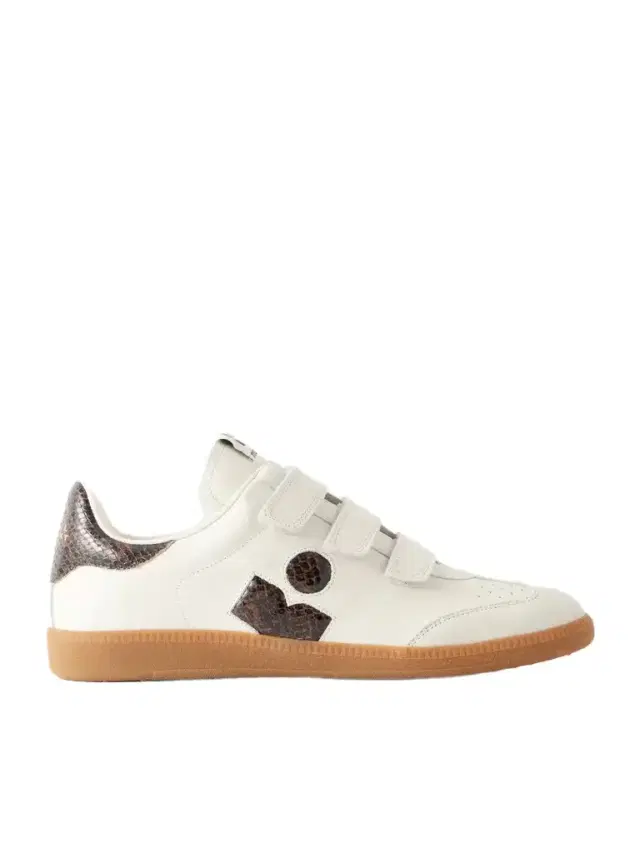 Beth Leather-trimmed Suede Sneakers