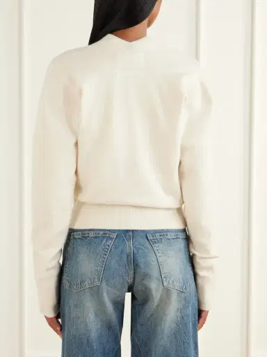 Extreme Cashmere Ella Tie-detail Cashmere-blend Cardigan | Thumbnail 4