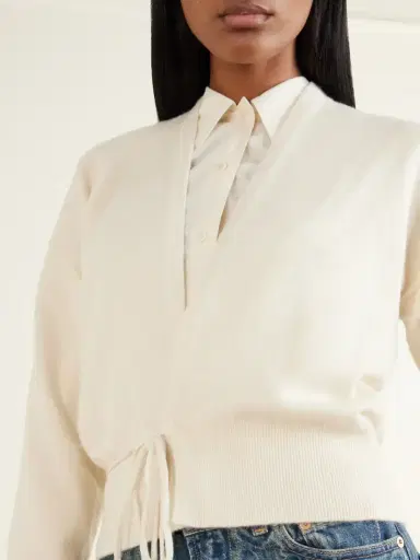 Extreme Cashmere Ella Tie-detail Cashmere-blend Cardigan | Thumbnail 5