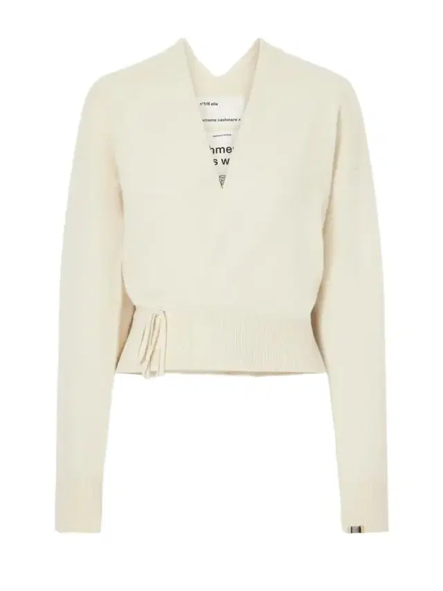 Extreme Cashmere Ella Tie-detail Cashmere-blend Cardigan