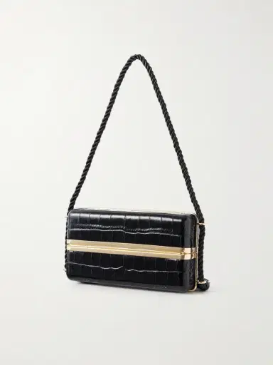 Simkhai Roma Croc-effect Leather Shoulder Bag | Thumbnail 4